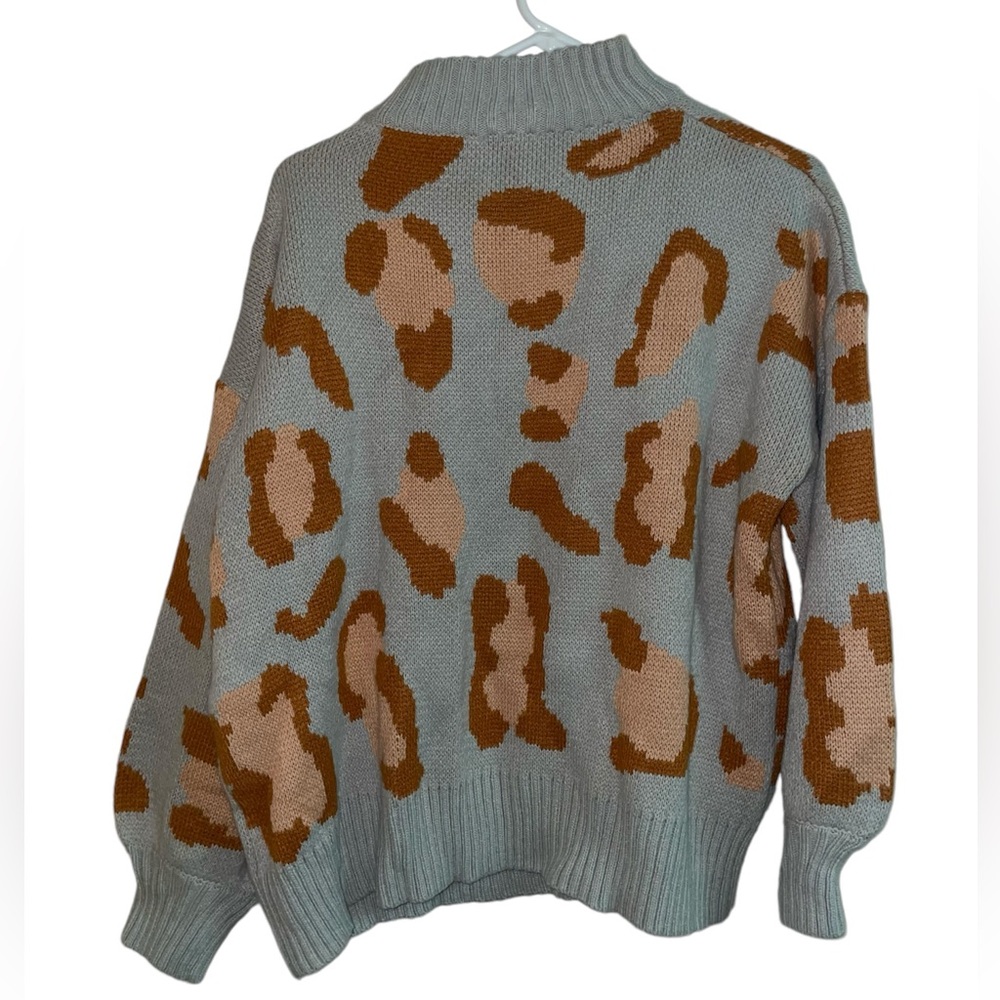Cozy Trendy Soft Fall Animal Print Sweater🐆